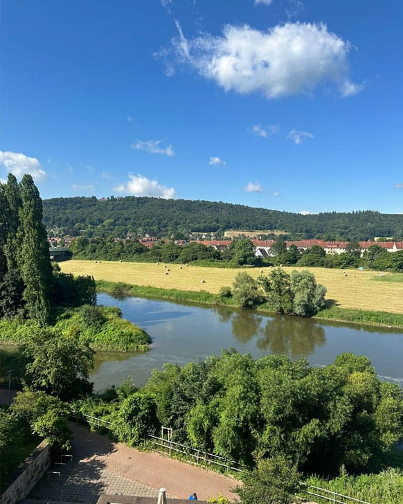 Río Weser, Hamelin, Alemania