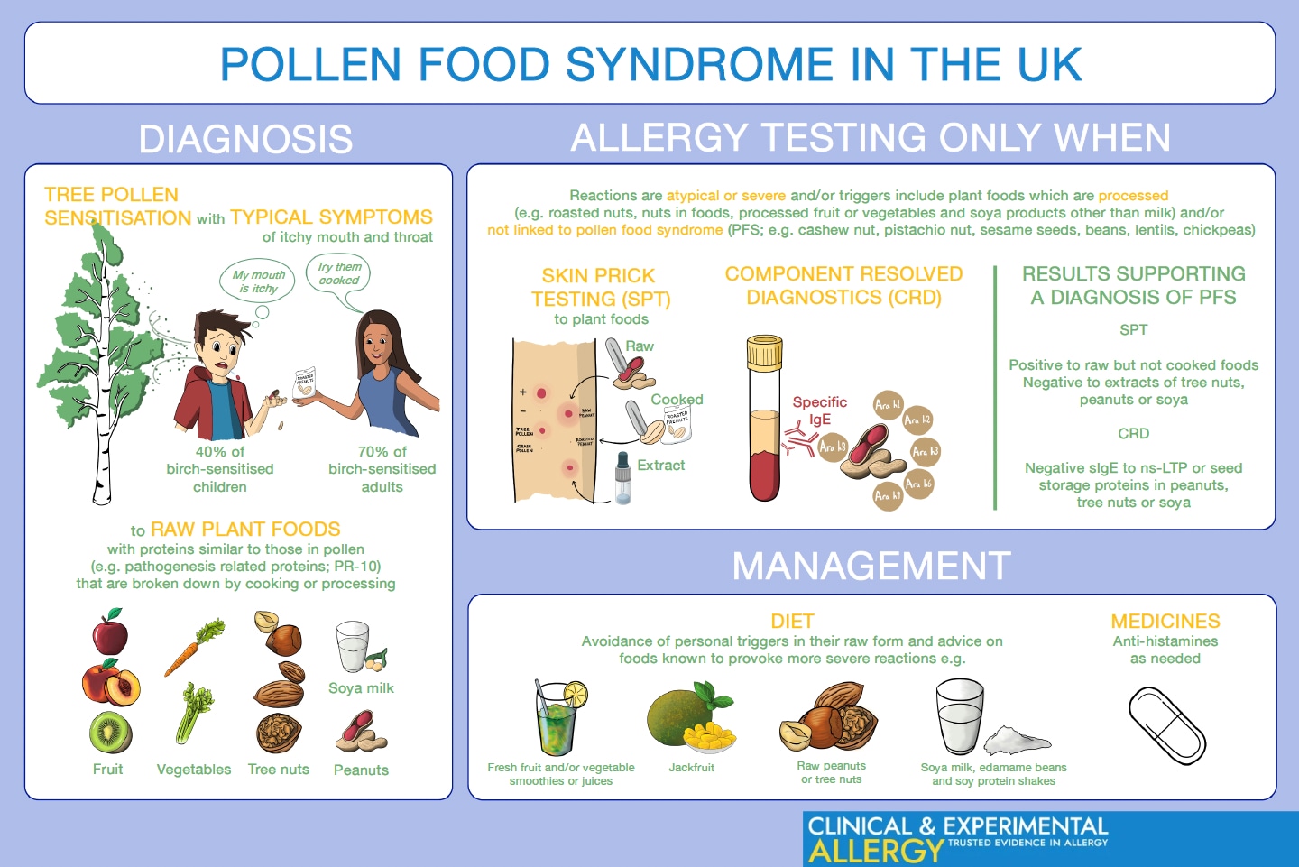 Allergy, Pollen Food Syndrome: Diagnosis and Management