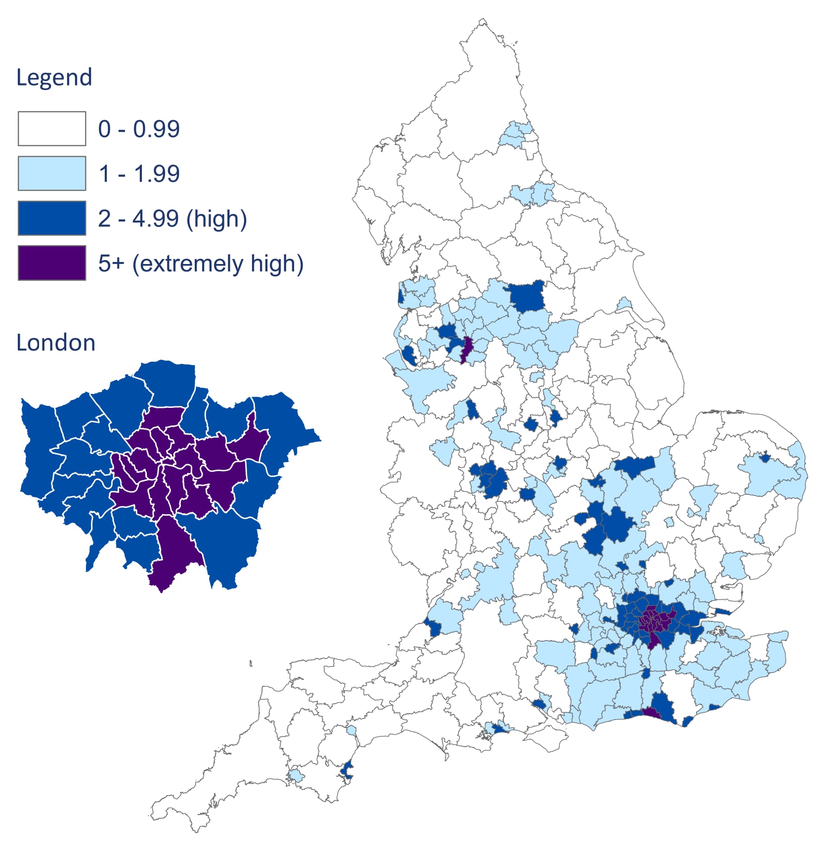 photo of diagnosed HIV prevalence in England 2017
