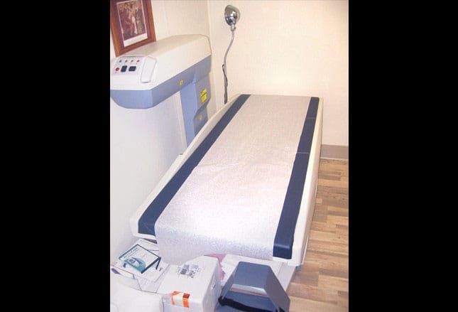 photo of A DEXA scanner
