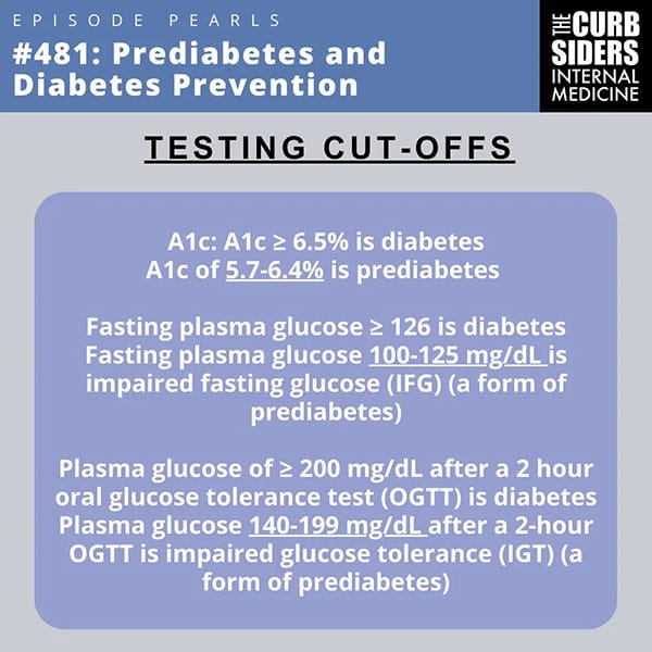 Take a Complications-Based Approach to Prediabetes