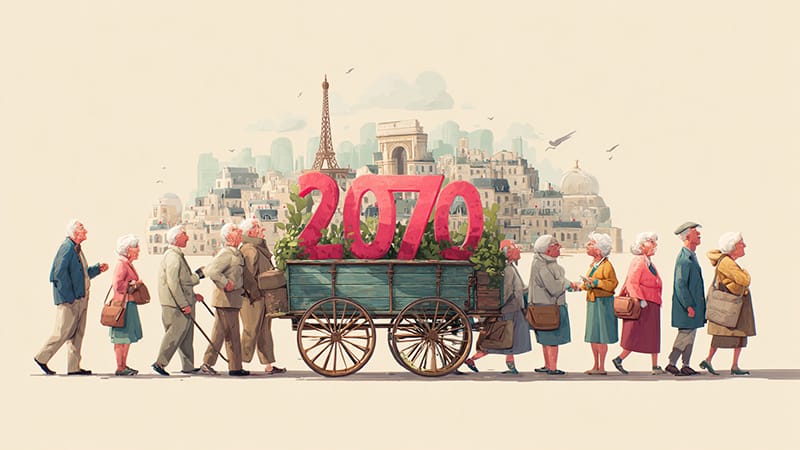 En 2070, un tiers des habitants de l’hexagone aura plus de 65 ans