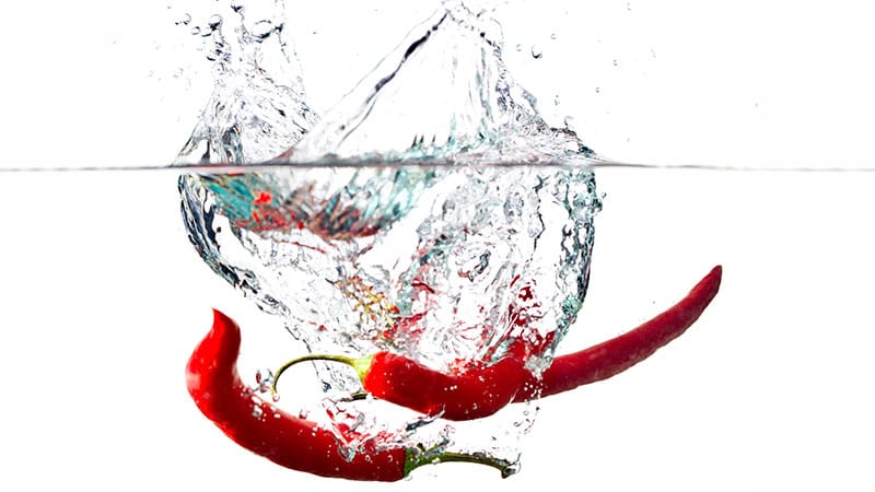 More Water, More Food; More Spice, Less Food
