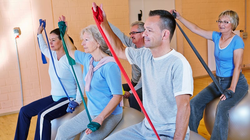 Home-Based Exercise as Effective as In-Clinic Care for MS
