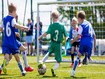 photo of Football soccer match for children. Boys 