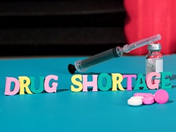 photo of Concept of drug shortage