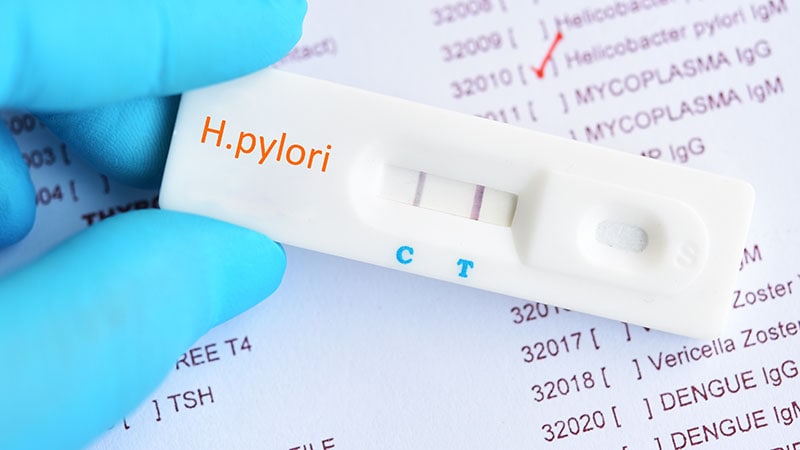 Dual Therapy Effective for H pylori Eradication in T2D