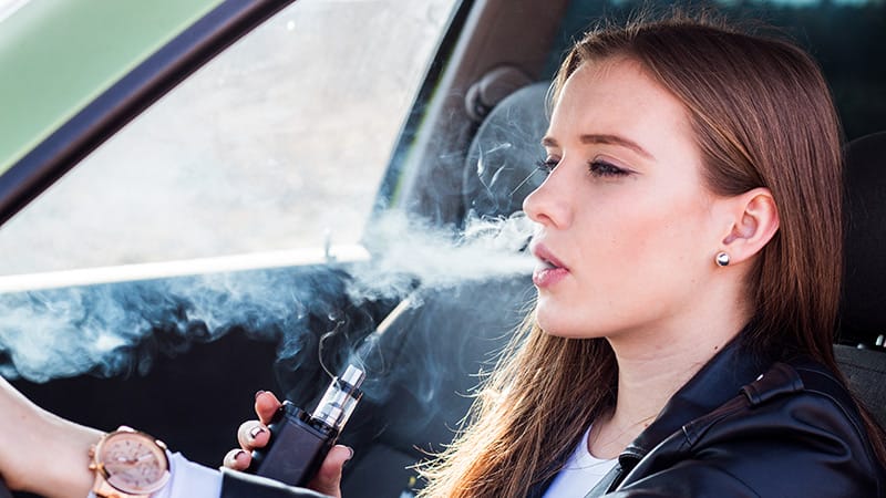 England Plans Vape Ban in Cars With Children