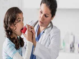 photo of child with asthma