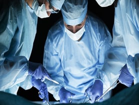 photo of surgeons operation