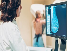 photo of a breast exam