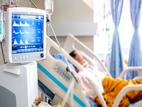 photo of Ventilator monitor 