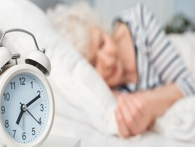 photo of Alarm Clock old person sleeping