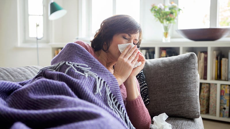 Flu and MI Risk: A Sixfold Increase, More If No CVD History
