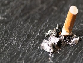 photo of Cigarette Butt on ground