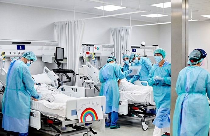 photo of Medical Professionals Operating on Patien