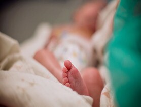 photo of Premature newborn's foot