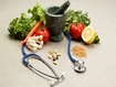 photo of medicine and food