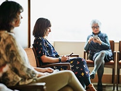 photo of medical office waiting room