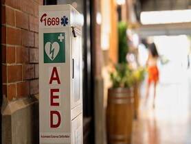 photo of An Automated External Defibrillator, AED