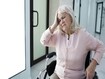 photo of senior woman in wheelchair
