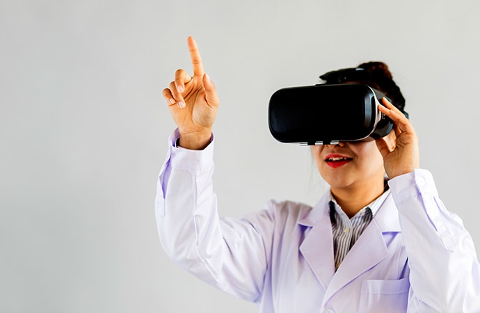 photo of Doctor with VR