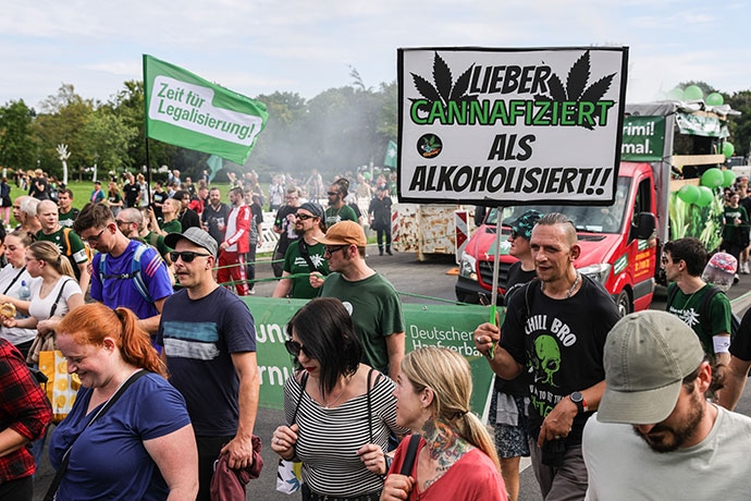 photo of Germany Cannabis supporters