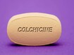 photo of Colchicine pill, conceptual image.