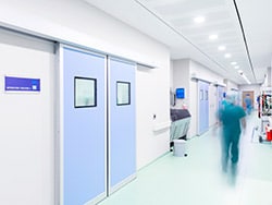photo of a hospital hallway