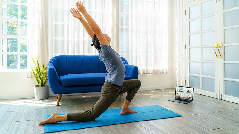 Virtual Yoga Eases Chronic Low Back Pain