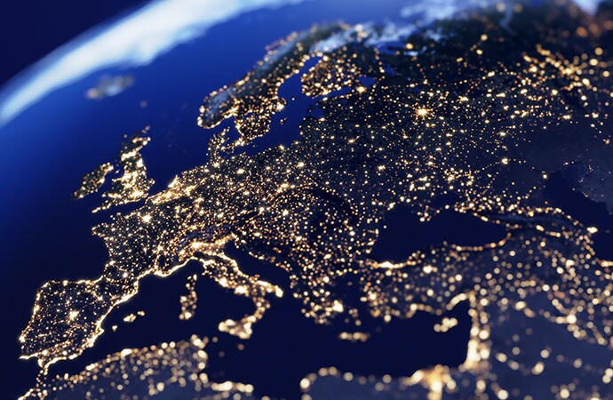 photo of Europe Satellite photo