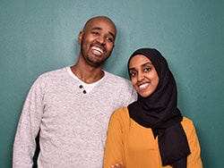 photo of Ibrahim Ahmed, MD and Hibo Abdulkarim, MBBS