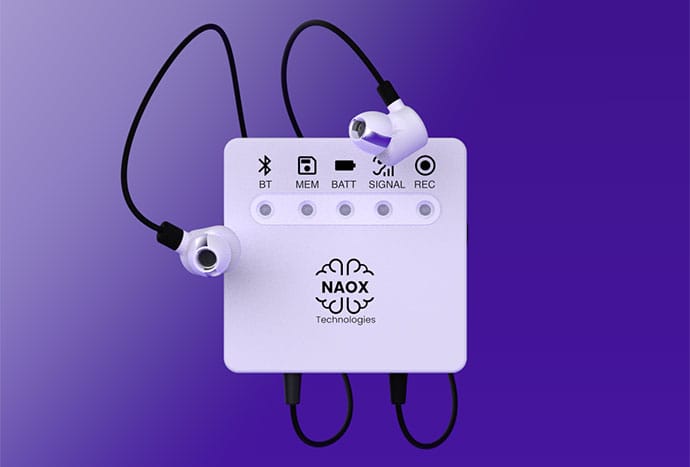 photo of Naox Link in-ear EEG