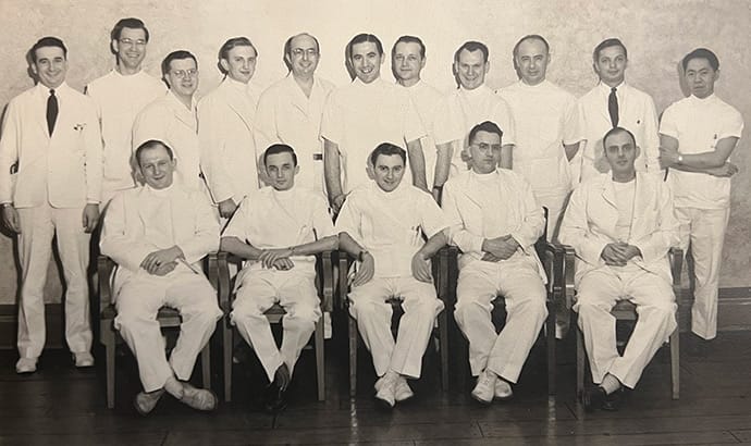 photo of A young Tucker during his residency