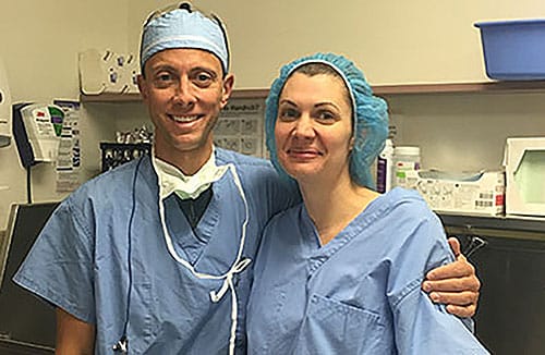 photo of Anne Peled MD and Ziv Peled
