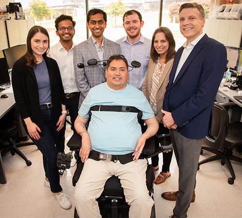 photo of Spinal cord injury patient Keith Thomas