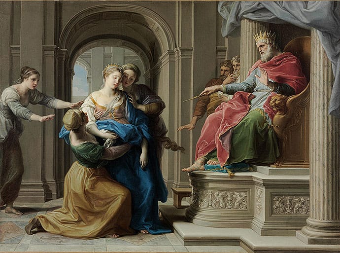photo of  Esther before Ahasuerus