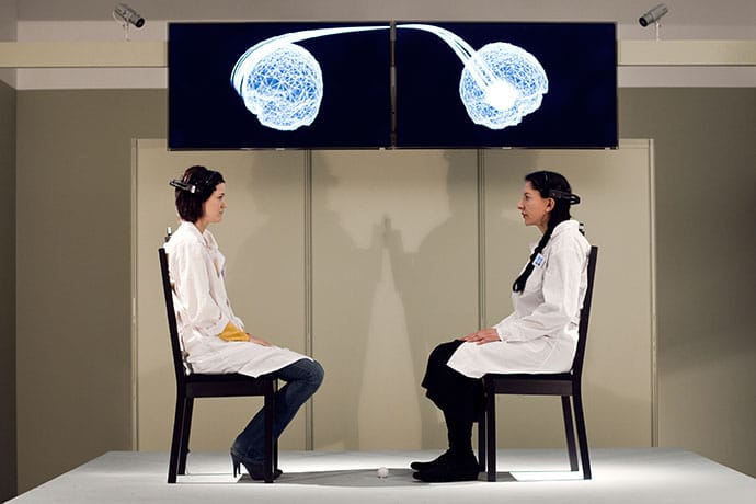 photo of Marina Abramovic 