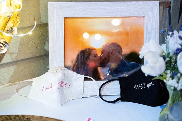 photo of a couple in love