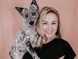 photo of Taylor Dillingham and Taylor With Dog