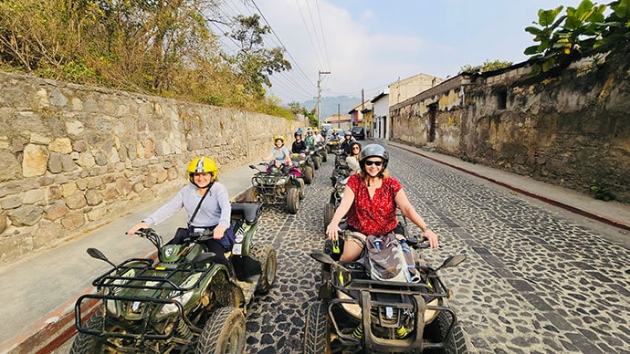 photo of Stacey Funt on ATVs