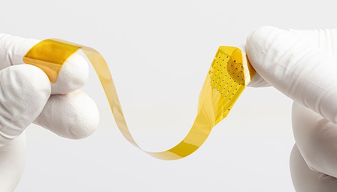 photo of a microelectrode