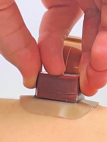 photo of Device remains in place during normal wear.
