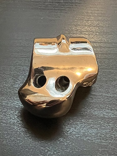 photo of cobalt chrome total talus replacement