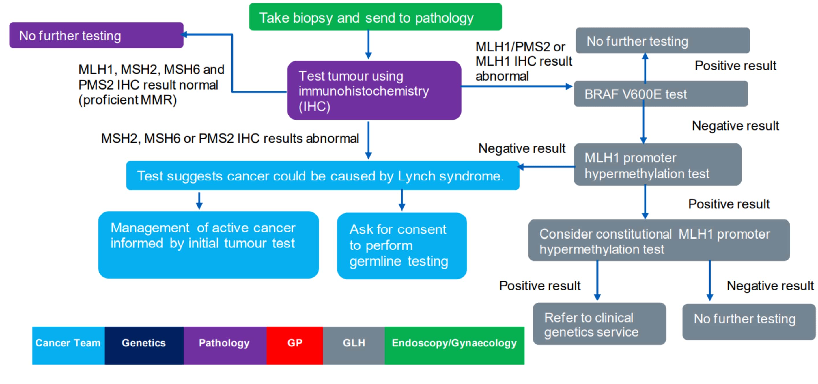 photo of Testing for Lynch syndrome using IHC