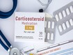 A photo of corticosteroid medication.