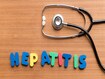 hepatitis colorful word on the wooden background