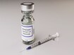 Single bivalent covid-19 vaccine vial and syringe