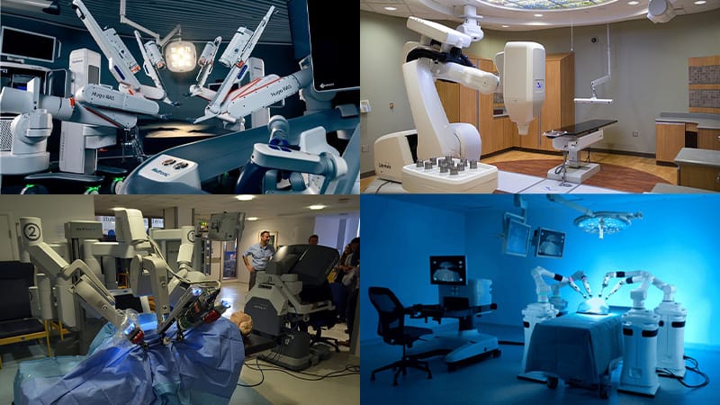 En salle d'op et de gardes, les robots sont désormais précieux au ...